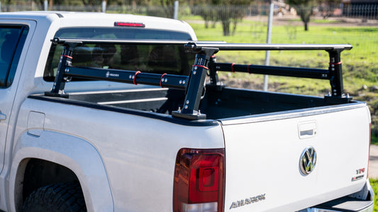 Rack LE Low de perfil bajo instalado en pickup